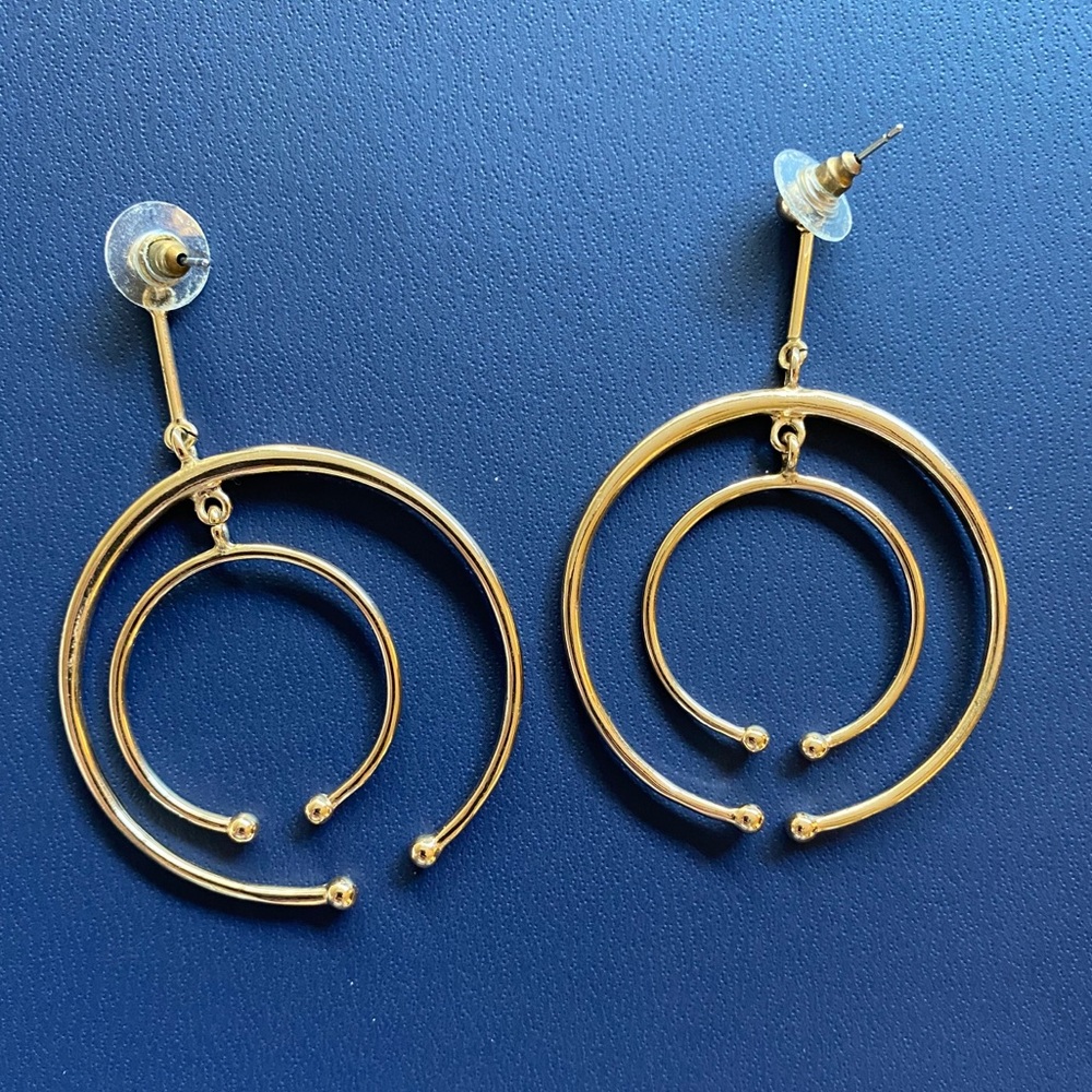 Orbit drop earrings by Laundry by Shelli Segal